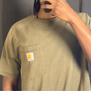 Carhartt Olive Green Men's Shirt